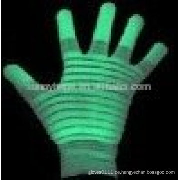 Fluoreszierender PVC-Handschuh für Autobahnpolizisten